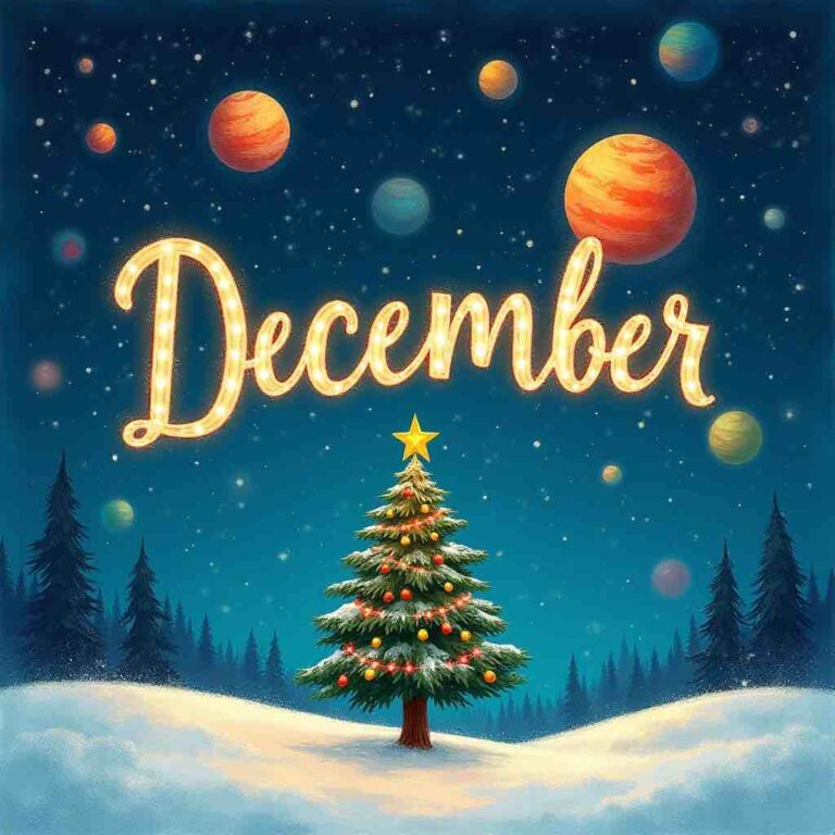 Ο Δεκέμβριος Φέρνει Μεγάλες Αποκαλύψεις: Μηνιαίο Ωροσκόπιο & Κοσμικά Φαινόμενα Δεκεμβρίου 2025 που Αλλάζουν τα Πάντα